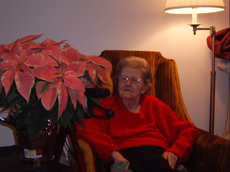Doris Seghetti, age 92 Christmas 2007 Corvallis, Oregon